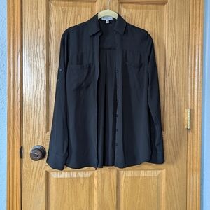 Express Black Portofino Shirt